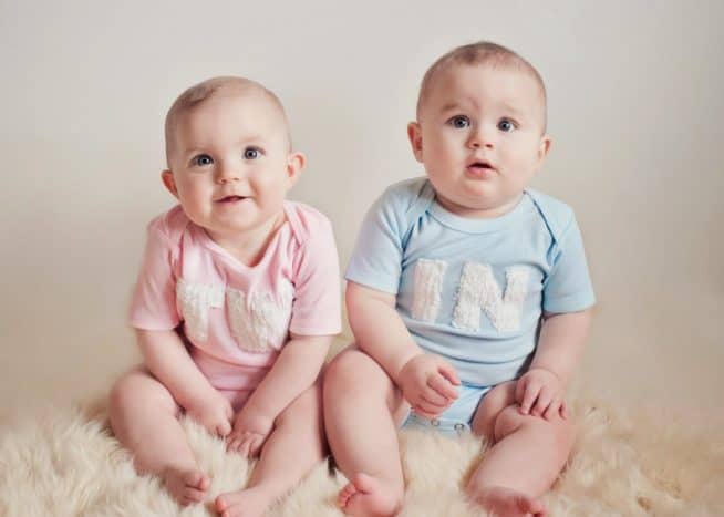 从IVF怀孕的双胞胎