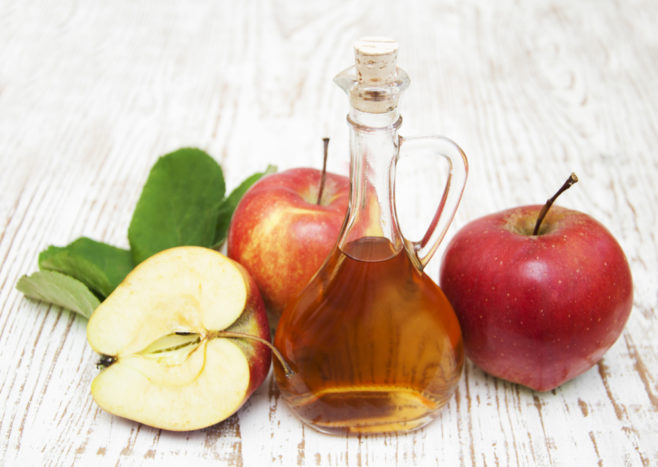 苹果醋作为天然牛皮癣补救的好处
