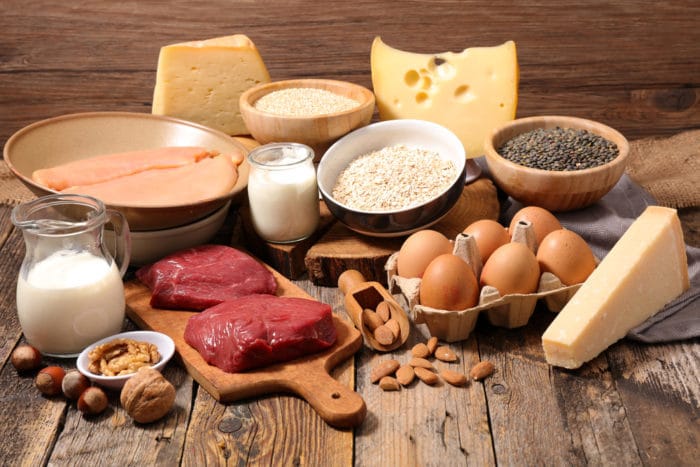 低脂肪的蛋白质来源