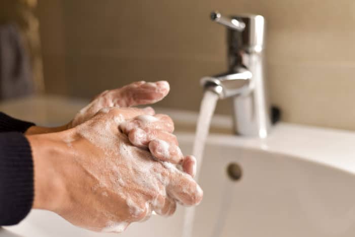在性交前洗手